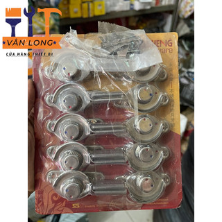 Khóa cửa sổ inox 304 lắp cửa trượt, cửa lùa, cửa sổ nhôm kính chắc chắn, an toàn