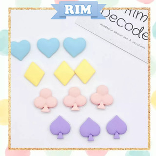 Charm icon bài Tây - dùng trang trí ốp lưng điện thoại, slime, kẹp tóc, Jibbit gắn dép crocs