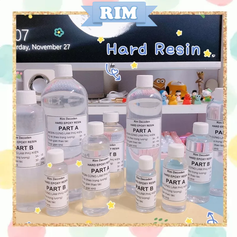 Epoxy Resin - Resin cứng - làm phụ kiện