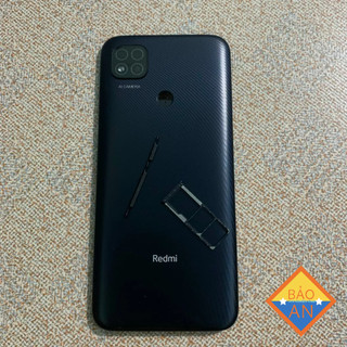 vỏ lưng viền Redmi 9C (gồn lưng viền,nút bấn có kính cam khe sim
