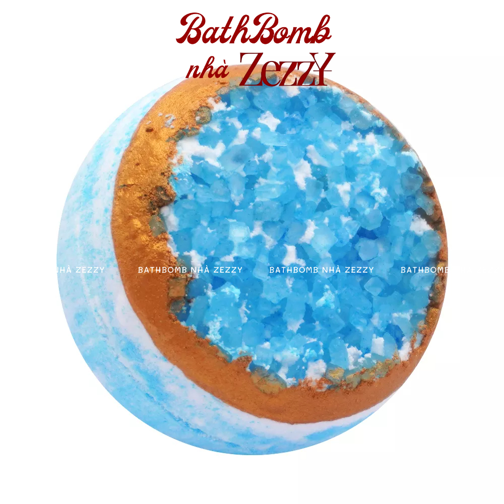 Bathbomb Crystal Gem ZezzY Viên bom sủi bọt tắm bồn đá pha lê