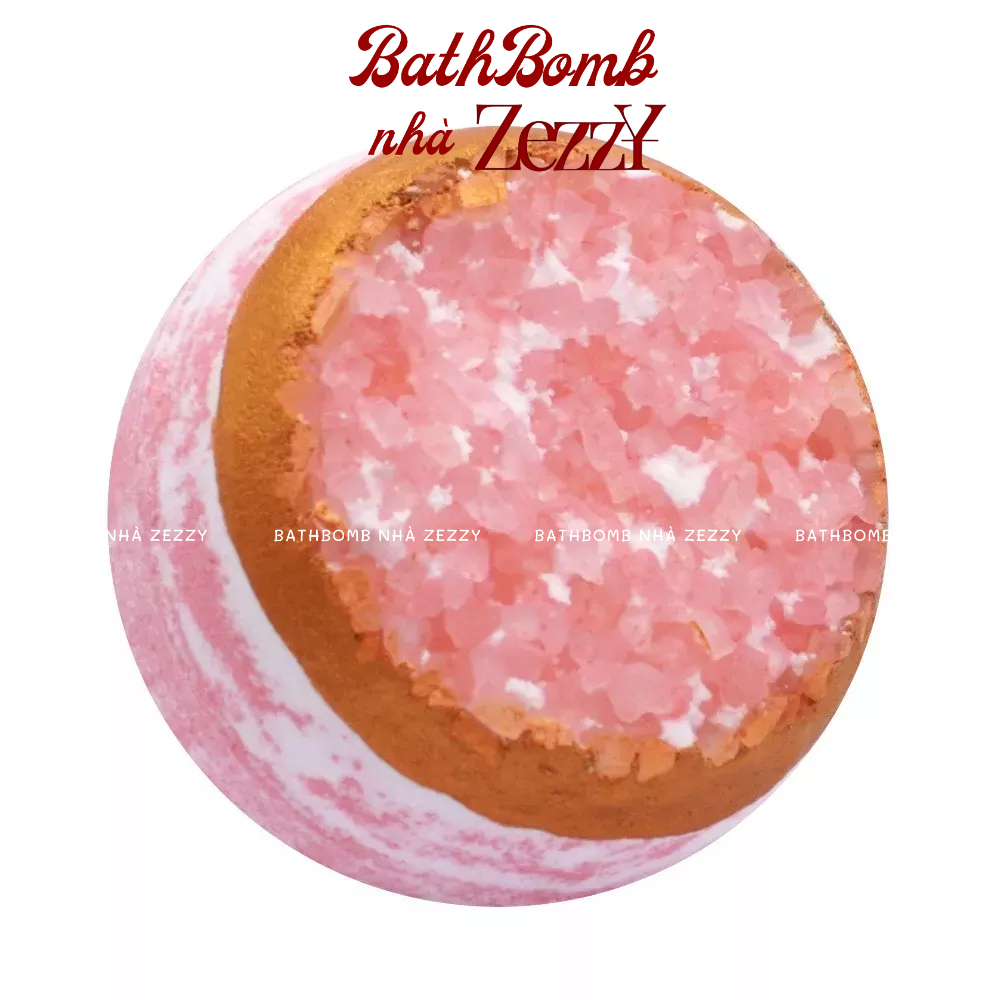 Bathbomb Crystal Gem ZezzY Viên bom sủi bọt tắm bồn đá pha lê