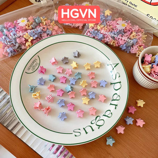 30 Cái / Túi Kẹp Toc Mini HGVN Dễ Thương Trái Tim Hoa Vương Miện Động Vật Đầy Màu Sắc Ngọt Ngào Cho Bé #75