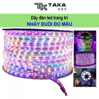 Dây đèn led trang trí Noel tết Dây đèn led trang trí phòng ngủ nháy đuổi đủ màu chống thấm ngoài trời