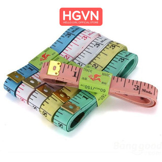 SET 2 Thước Dây May Đồ Dây Đo 3 Vòng 150cm #B173 X 2