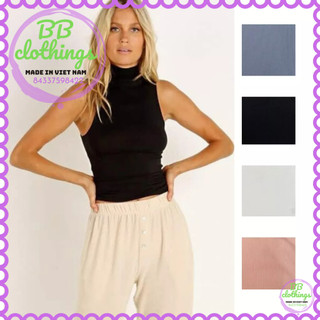 Áo ba lỗ thun tăm cổ lọ Aeropostale