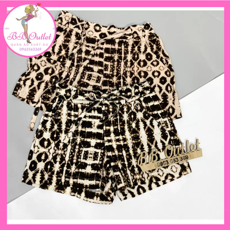 Quần đùi linen nữ CK