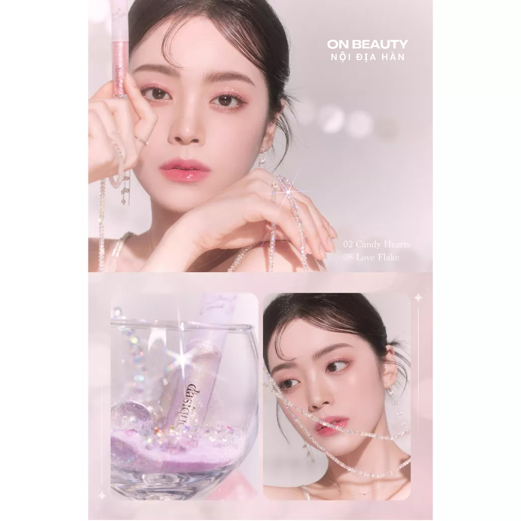 Nhũ mắt cao cấp Dasique Starlit Jewel Liquid Glitter 1.8g