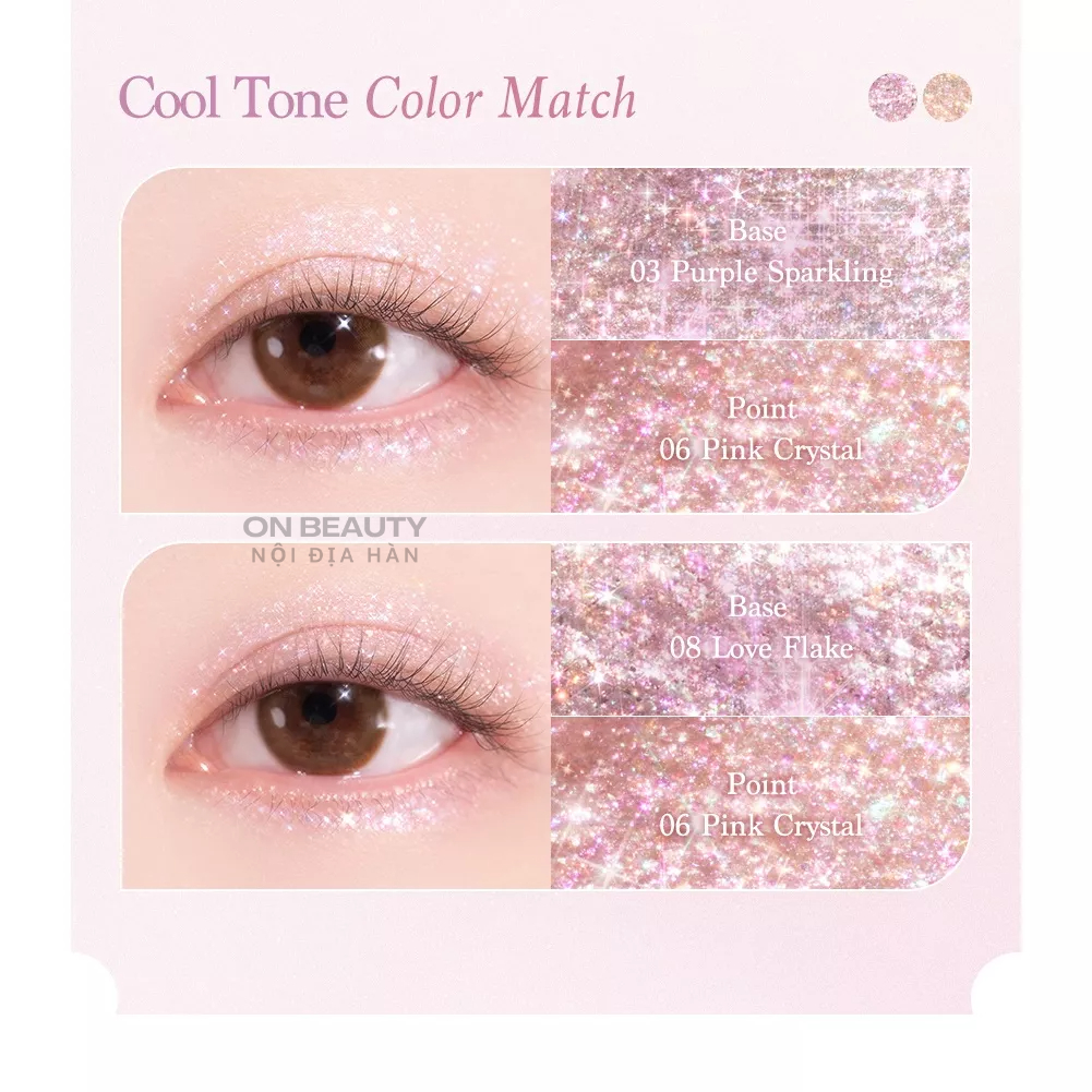 Nhũ mắt cao cấp Dasique Starlit Jewel Liquid Glitter 1.8g