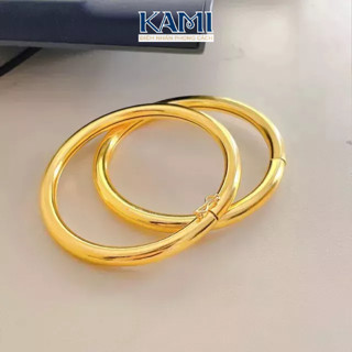 Vòng tay khoá cài mạ vàng 24k không gỉ bền màu KAMI
