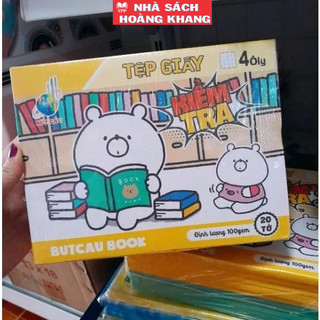 Tệp giấy kiểm tra 4 ôly định lượng 100gsm