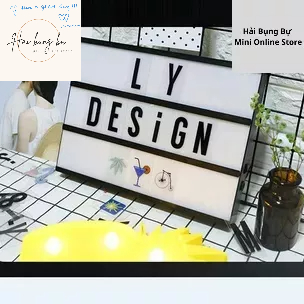 Đèn trang trí A4 - Hộp đèn A4 trang trí