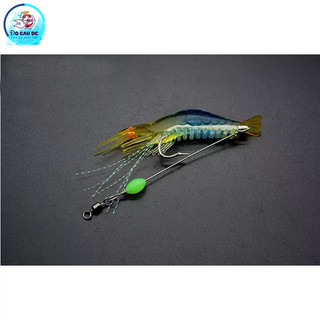 Mồi Lure - Mồi Tôm Dạ Quang Mềm Câu Cá