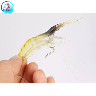 Mồi Lure - Mồi Tôm Dạ Quang Mềm Câu Cá