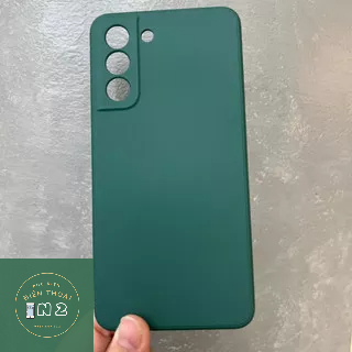 Ốp Chống Bẩn Viền Vuông  Cho Samsung S21 FE 5G Có Lót Nhung Bên Trong