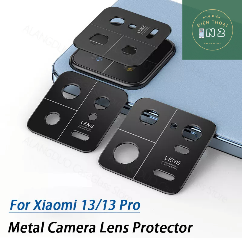 Khung Camera Kim Loại Xiaomi Mi 14 Ultra – Mi 14 Pro – Mi 13 Pro – Mi 14 – Mi 13 Bảo Vệ Camera