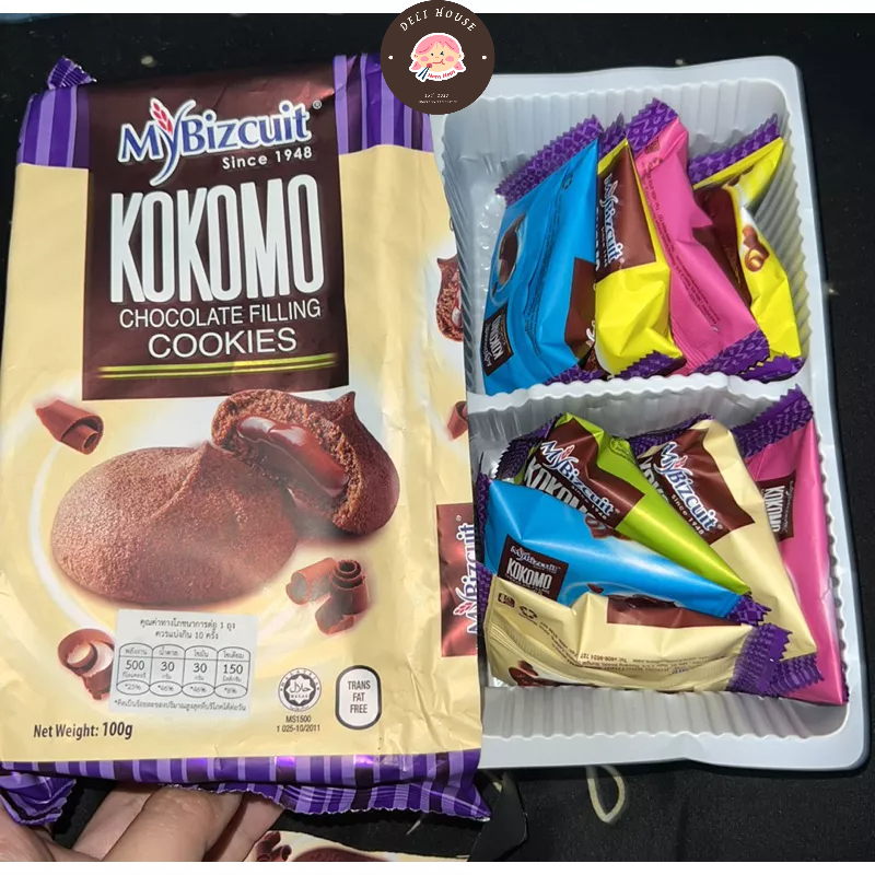 Bánh quy Thái lan nhân lava chảy 3 vị