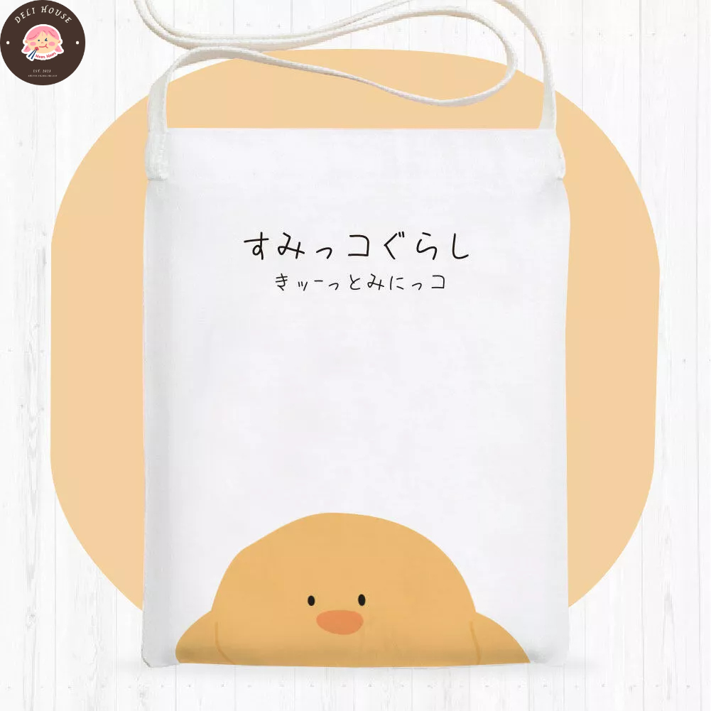 Túi tote nhỏ 20x25 xinh xắn hoạ tiết dễ thương