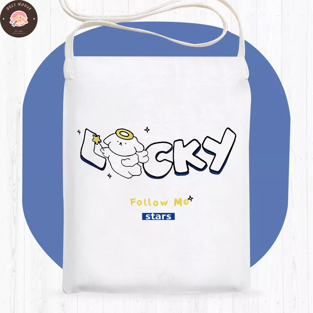 Túi tote nhỏ 20x25 xinh xắn hoạ tiết dễ thương