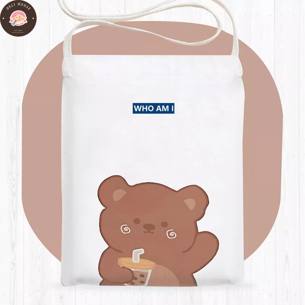 Túi tote nhỏ 20x25 xinh xắn hoạ tiết dễ thương