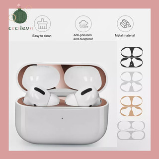Skin Miếng Dán Kim Loại Bảo Vệ Hộp sạc Tai Nghe Bluetooth khả năng Chống Bụi Bẩn-CE