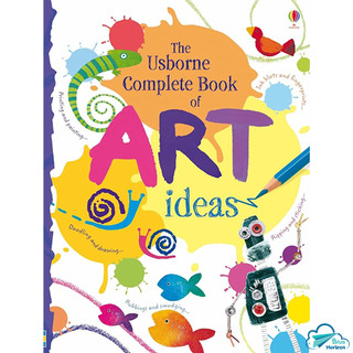 Sách đọc chủ đề nghệ thuật tiếng Anh Usborne Complete Book of Art Ideas