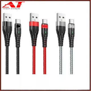 Cáp sạc nhanh hc me3 cổng ln/type c/micro usb siêu tiện lợi sử dụng cho điện thoại-at