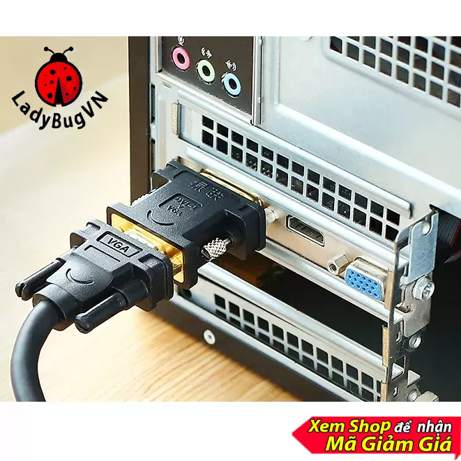 Đầu chuyển dvi to vga dvi sang vga đầu chuyển dvi ra vga dây chuyển dvi vga, dây dvi ra vga, dây cáp dvi vga