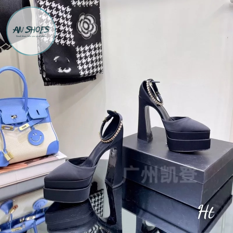 ❄️ AN SHOES❄Sangdal bít mũi nhọn cao 15cm. Hàng quảng châu full box. HÀNG CÓ SĂN