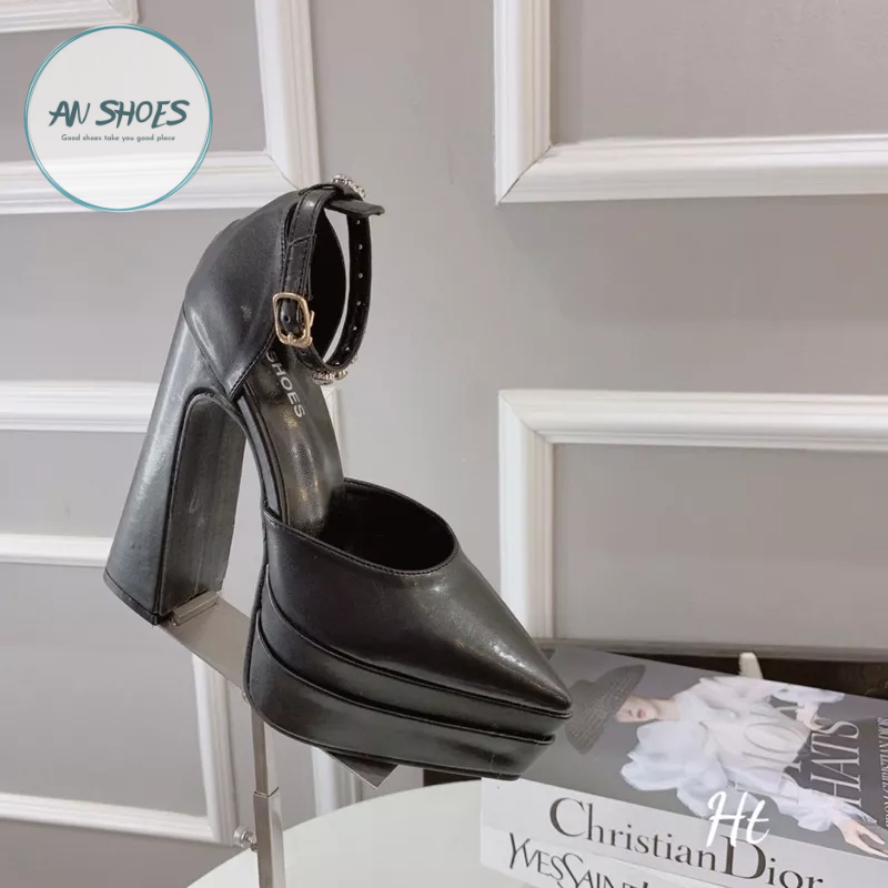 ❄️ AN SHOES❄Sangdal bít mũi nhọn cao 15cm. Hàng quảng châu full box. HÀNG CÓ SĂN