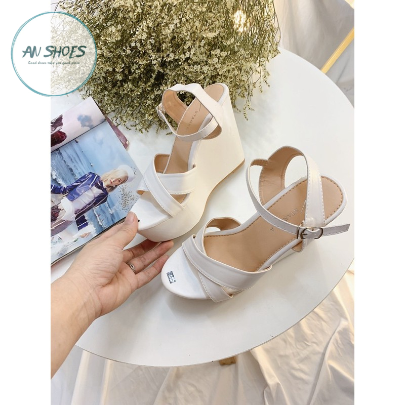 ☘️ HÀNG CÓ SẴN☘️ Sandal xuồng 9cm -12cmquai chéo❤️ HÀNG CÓ SẴNo