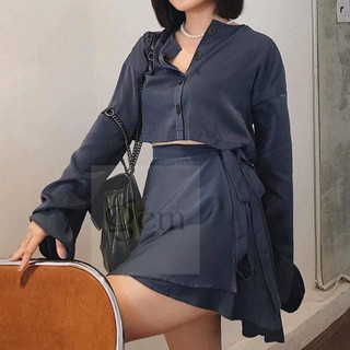 SET LỤA XANH SANG CHẢNH - CINDY SET