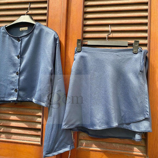 SET LỤA XANH SANG CHẢNH - CINDY SET