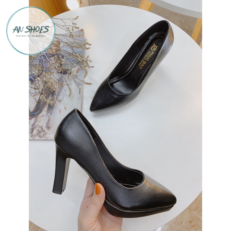 🌿 HÀNG CÓ SẴN🌿 Giày đầm đúp đế gót vuông 9cm