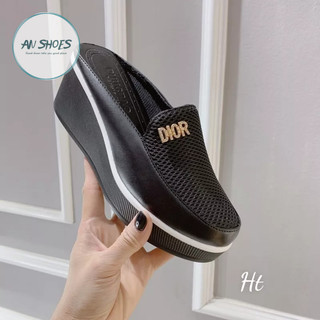 ❄️ Sục lưới da mềm, đế cao 7cm