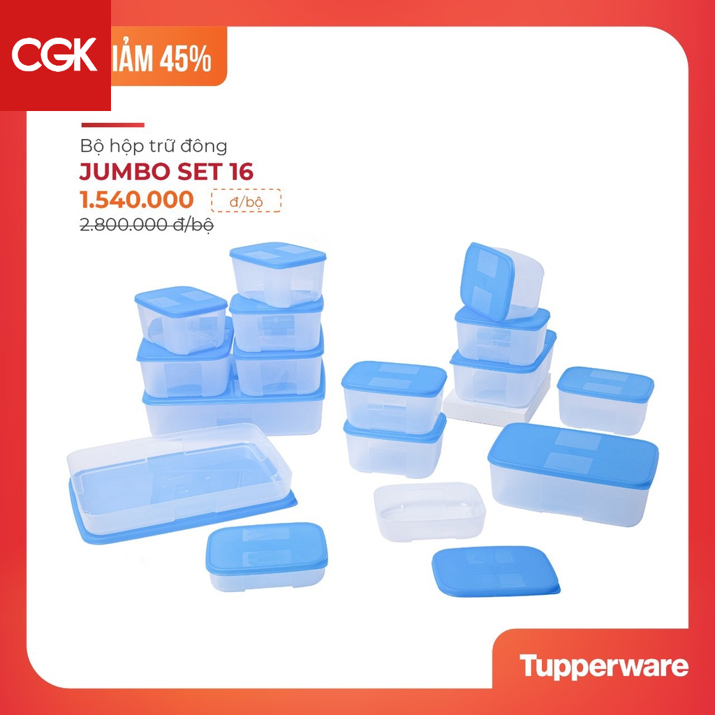 Bộ Hộp Trữ Đông Freezermate Jumbo Set 16