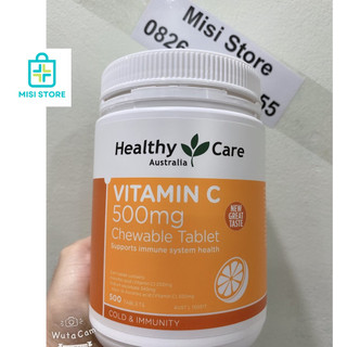 Viên nhai Vitamin C 500mg Healthy Care / Vitamin C NTW