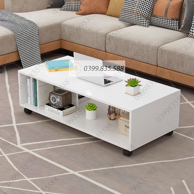 Bàn trà sofa chân inox bàn gỗ ngồi bệt gỗ MDF nhập khẩu phong cách Nhật Bản cao cấp