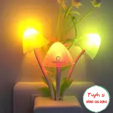 Đèn Ngủ Led Cảm Biến Ánh Sáng HÌNH NẤM - Đèn Ngủ Cảm Ứng Kiểu Dáng Hình Nấm Sáng Tạo