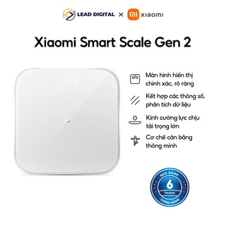 Cân Thông Minh Xiaomi Smart Scale 2 - NUN4056GL - Hàng Chính Hãng - Bản Quốc Tế - Digiworld