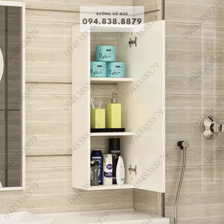 Tủ kệ đựng mỹ phẩm nước hoa kệ treo tường để đồ đa năng gỗ MDF nhập khẩu cao cấp dễ dàng lắp ghép MS05