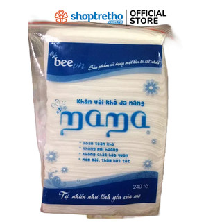 Khăn vải khô đa năng Mama (240 chiếc/túi)