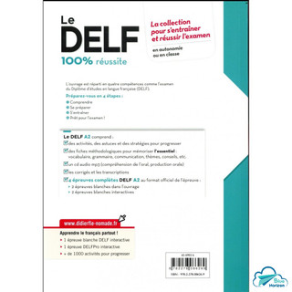 Sách - Pháp: 100% Réussite - DELF A2 (Kèm CD)