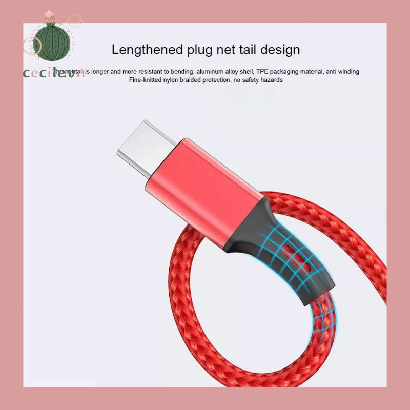 3 trong 1 Dây cáp sạc nhanh 2.1A cho các dòng điện thoại dây dủ không nóng máy-CE