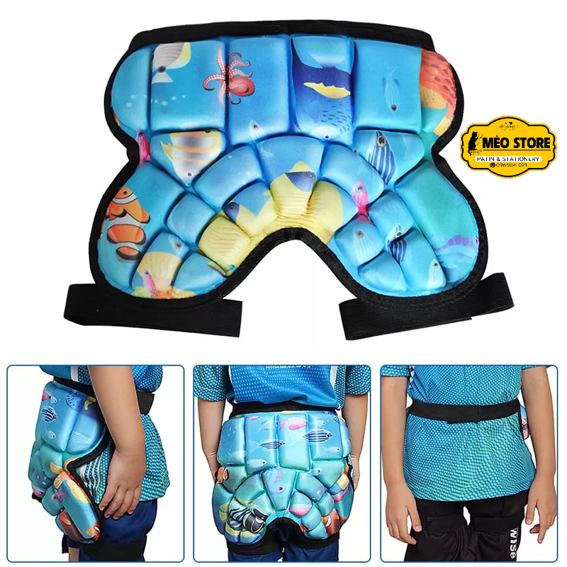 Bảo hộ mông cho bé khi luyện tập patin và ván trượt
