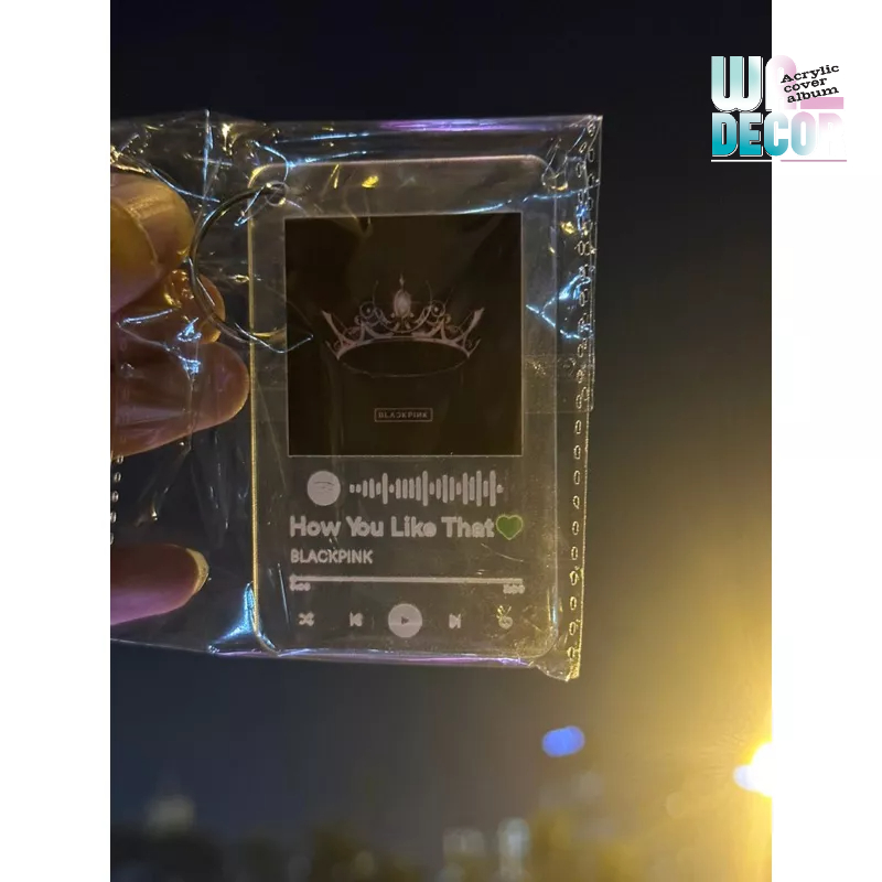 Móc Khoá Spotify nhóm nhạc Blackpink