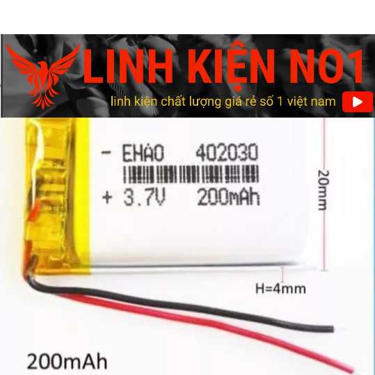 Pin Li-Po Lithium 3.7V Dung Lương Từ 40-15000mAh