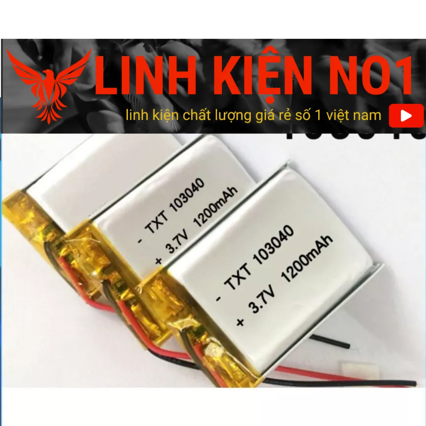 Pin Li-Po Lithium 3.7V Dung Lương Từ 40-15000mAh