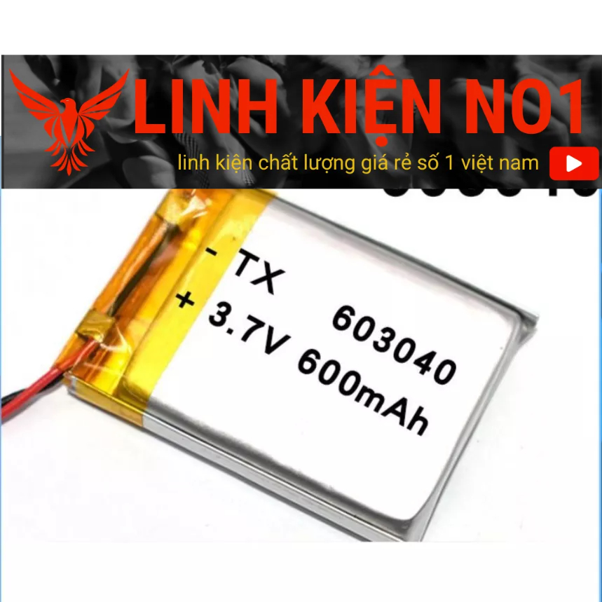 Pin Li-Po Lithium 3.7V Dung Lương Từ 40-15000mAh