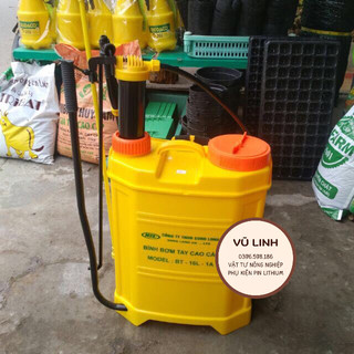 Bình bơm phun xịt tưới cây tay trợ lực 16lit siêu nhẹ